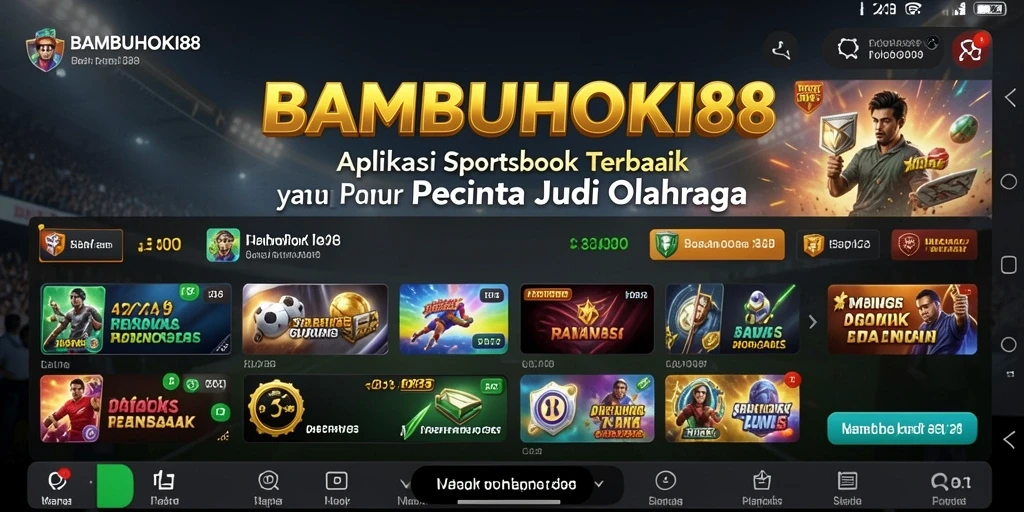 Screenshot gameplay yang menarik dari BAMBUHOKI88 saat taruhan olahraga.