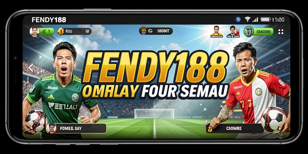 Screenshot menggambarkan aksi seru dalam permainan olahraga FENDY188.