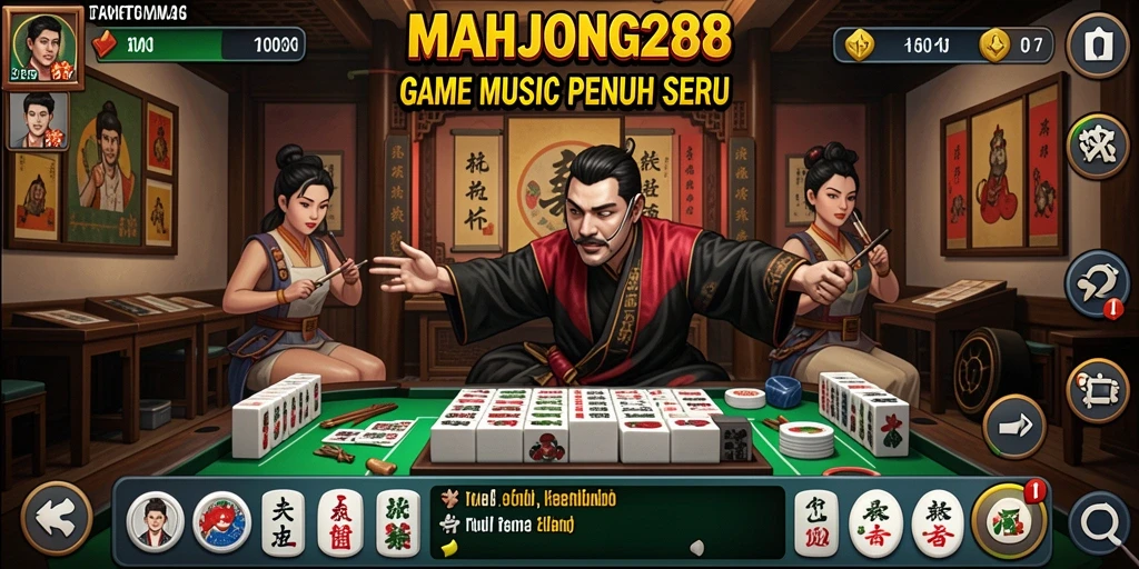 Tampilan gameplay MAHJONG288 yang menarik dan penuh energi.