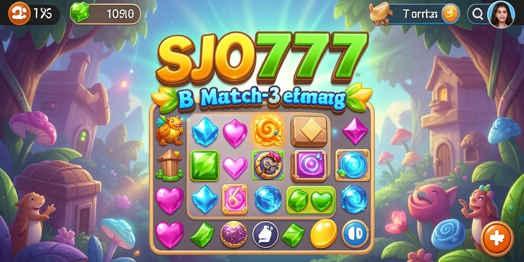 Tampilan gameplay SJO777 yang seru dan penuh warna.