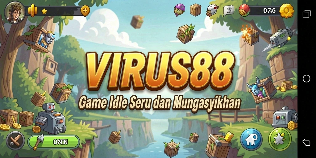 Tampilan gameplay VIRUS88 yang menarik di dunia Idle.