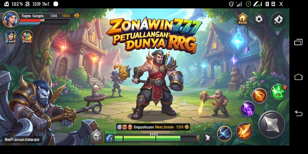 Gameplay epik dalam ZONAWIN777 dengan pertarungan yang mendebarkan.